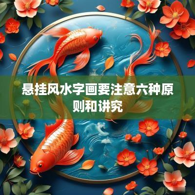 悬挂风水字画要注意六种原则和讲究
