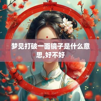 梦见打破一面镜子是什么意思,好不好