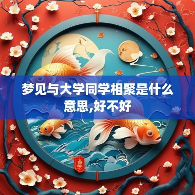 梦见与大学同学相聚是什么意思,好不好