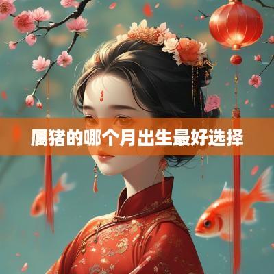 属猪的哪个月出生最好选择