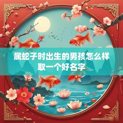 属蛇子时出生的男孩怎么样取一个好名字
