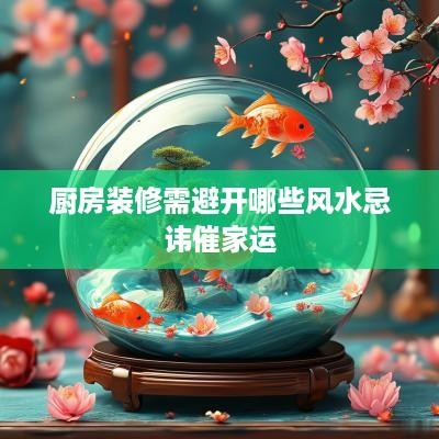 厨房装修需避开哪些风水忌讳催家运