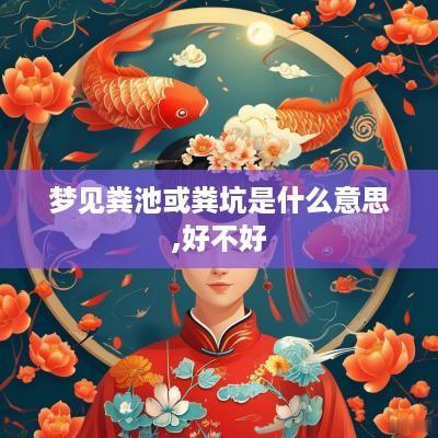 梦见粪池或粪坑是什么意思,好不好