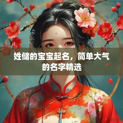 姓储的宝宝起名，简单大气的名字精选