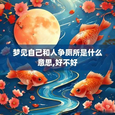 梦见自己和人争厕所是什么意思,好不好
