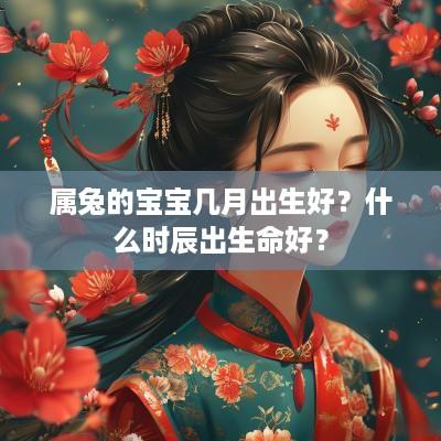 属兔的宝宝几月出生好？什么时辰出生命好？