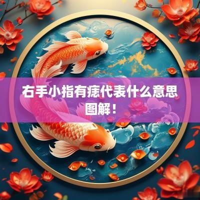 右手小指有痣代表什么意思图解！