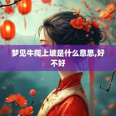 梦见牛爬上坡是什么意思,好不好