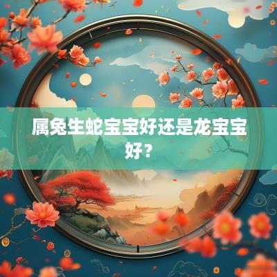 属兔生蛇宝宝好还是龙宝宝好？
