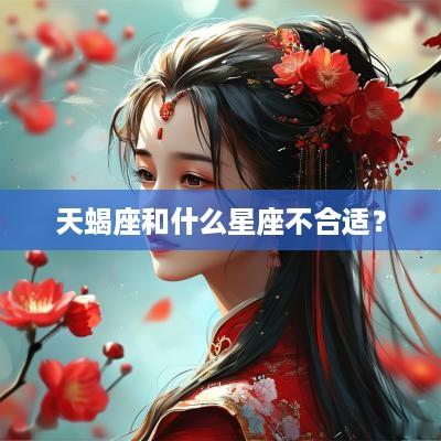 天蝎座和什么星座不合适？