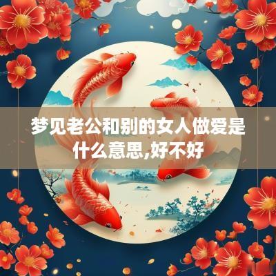 梦见老公和别的女人做爱是什么意思,好不好