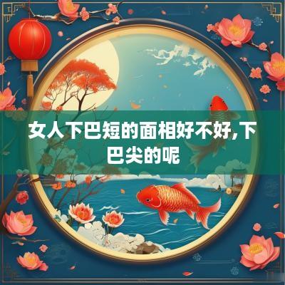 女人下巴短的面相好不好,下巴尖的呢
