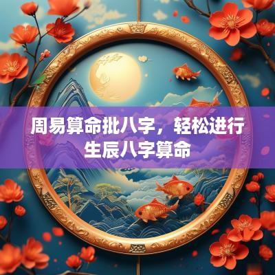 周易算命批八字，轻松进行生辰八字算命