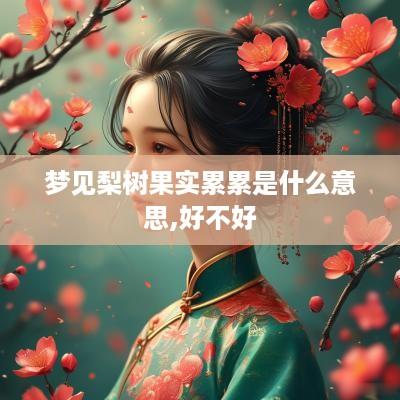梦见梨树果实累累是什么意思,好不好