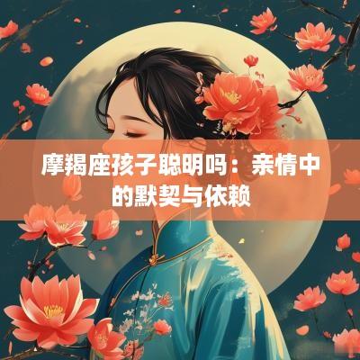 摩羯座孩子聪明吗：亲情中的默契与依赖