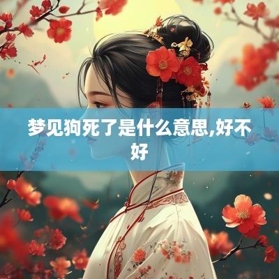 梦见狗死了是什么意思,好不好