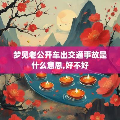 梦见老公开车出交通事故是什么意思,好不好