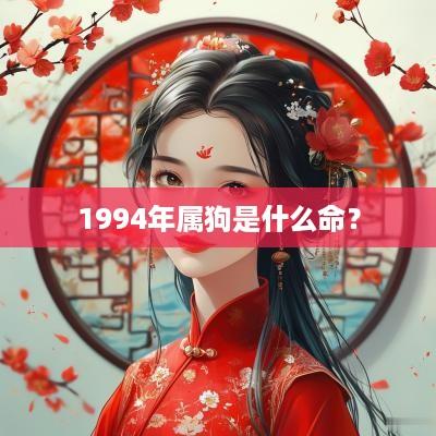 1994年属狗是什么命？