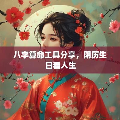 八字算命工具分享，阴历生日看人生