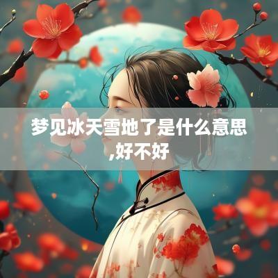 梦见冰天雪地了是什么意思,好不好