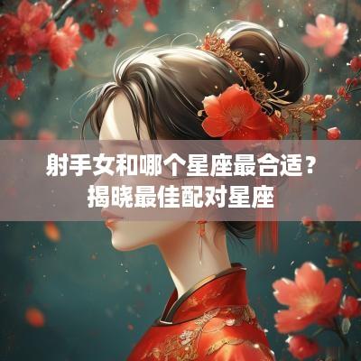 射手女和哪个星座最合适？揭晓最佳配对星座