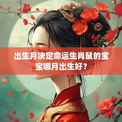 出生月决定命运生肖鼠的宝宝哪月出生好？