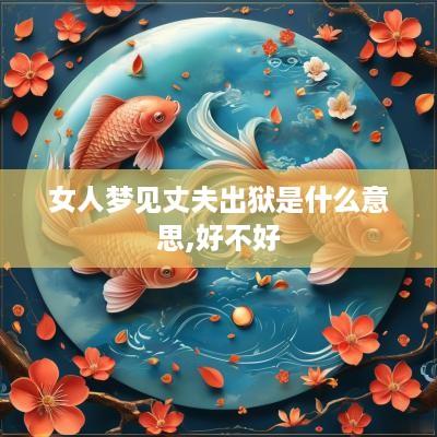 女人梦见丈夫出狱是什么意思,好不好