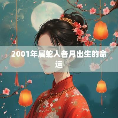 2001年属蛇人各月出生的命运