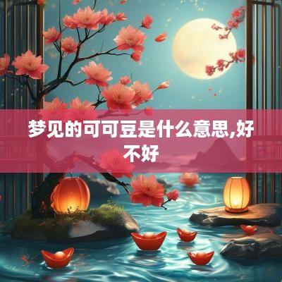 梦见的可可豆是什么意思,好不好