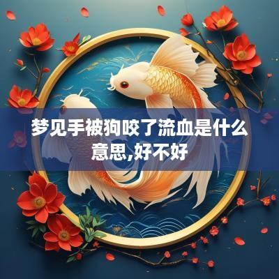 梦见手被狗咬了流血是什么意思,好不好