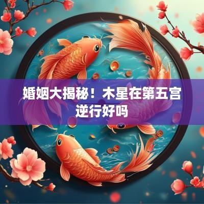婚姻大揭秘！木星在第五宫逆行好吗