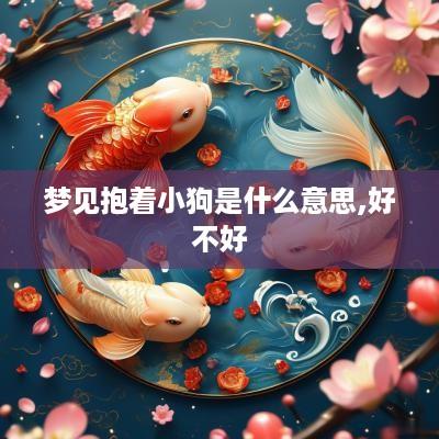 梦见抱着小狗是什么意思,好不好
