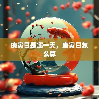 庚寅日是哪一天，庚寅日怎么算