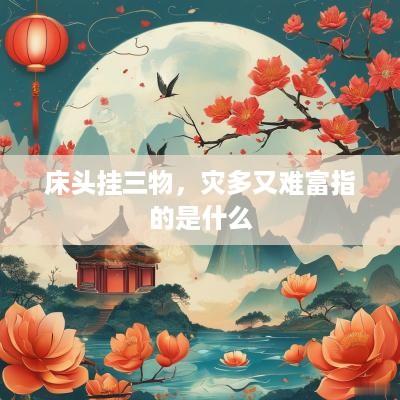 床头挂三物，灾多又难富指的是什么