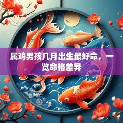 属鸡男孩几月出生最好命，一览命格差异