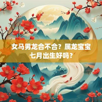 女马男龙合不合？属龙宝宝七月出生好吗？