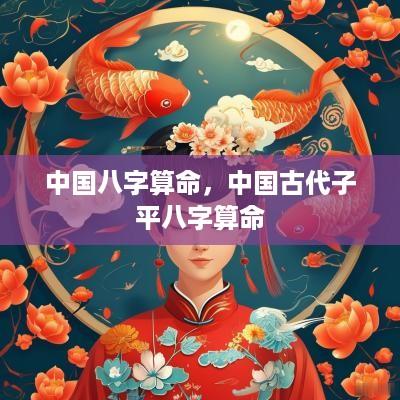 中国八字算命，中国古代子平八字算命