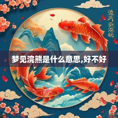 梦见浣熊是什么意思,好不好