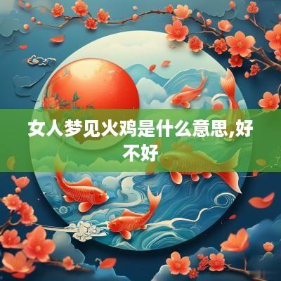 女人梦见火鸡是什么意思,好不好