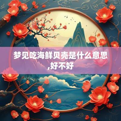 梦见吃海鲜贝壳是什么意思,好不好