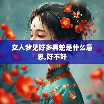 女人梦见好多黑蛇是什么意思,好不好