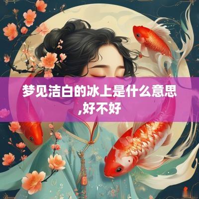梦见洁白的冰上是什么意思,好不好