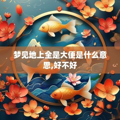 梦见地上全是大便是什么意思,好不好