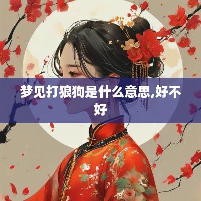 梦见打狼狗是什么意思,好不好