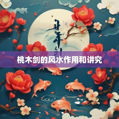 桃木剑的风水作用和讲究