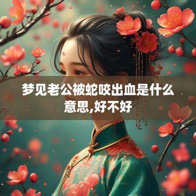 梦见老公被蛇咬出血是什么意思,好不好