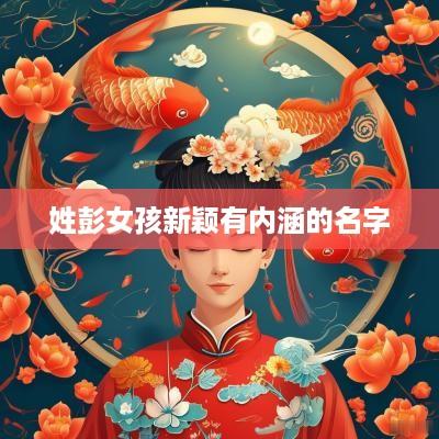 姓彭女孩新颖有内涵的名字