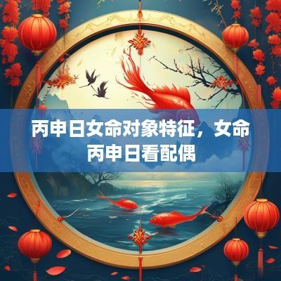 丙申日女命对象特征，女命丙申日看配偶