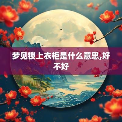 梦见锁上衣柜是什么意思,好不好