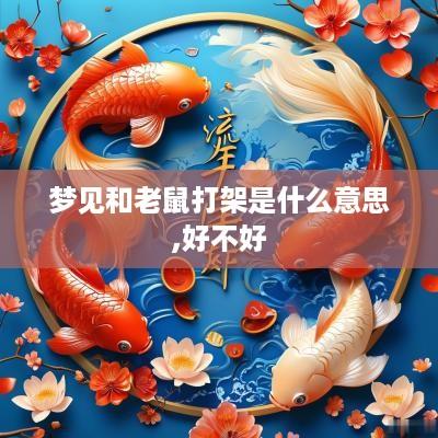 梦见和老鼠打架是什么意思,好不好